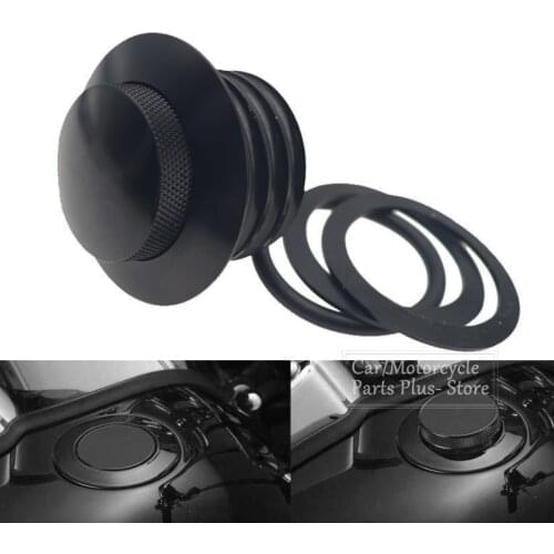 Motorcycle Accessories Pop Up Gas Cap Screw-In Flush Mount Fuel Tank Gas Cap Cover For Harley Sportster Dyna Softail Fatboy 1982
