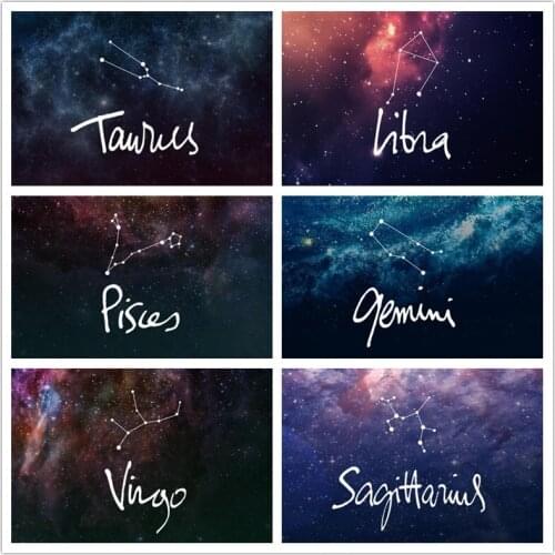 Diamond Painting Zodiac Constellation Universe Diamond Embroidery Rhinestone Cross Stitch Kit Mosaic Picture Christmas Gift