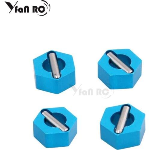 Free Shipping For 4pcs Feiyue FY-01/FY-02/FY-03 WLtoys 12428 12423 Upgrade Hexagon Set RC Car Spare Parts