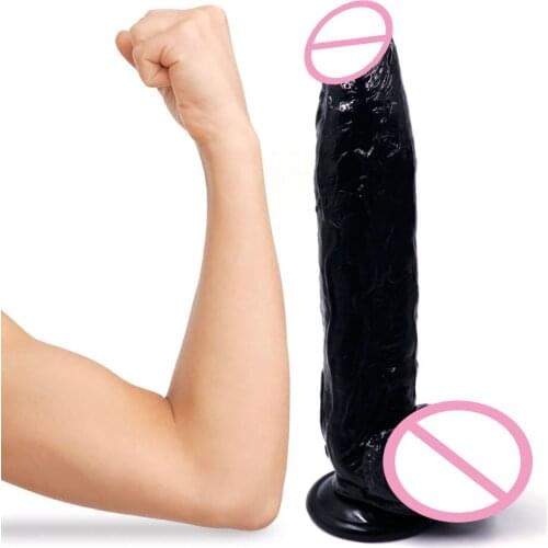 Realistic Skin Big Dildo Sex Toy For Women Huge Soft Penis With Suction Cup Base Female Masturbator Adult Sex Products sex toys