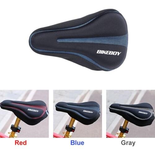3D Soft Silicone Bike Seat Cover Breathable Bicycle Saddle Matelas Pad MTB Cycling Saddle Bicycle Accessories
