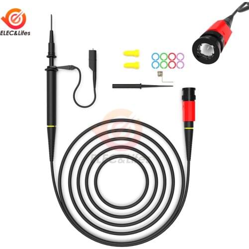 P4100 Digital Oscilloscope Probe 100:1 High Voltage 2KV 100MHz Bandwidth for Oscilloscope owon lilliput BNC Connector Probe 1.2M