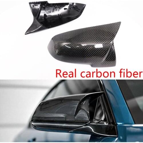 For BMW 320i 328i 330 335 F32 F33 F36 E84 F87 i3s 3GT 420i 428i 435i 218i 220i 228i Real Carbon Fiber Rear View Mirror Cover Cap
