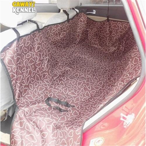 CAWAYI KENNEL Dog Car Seat Cover Rear Back Pet Carriers Mat Blanket Hammock Waterproof Carrying for Dogs Transportin Perro D0040