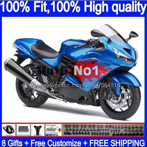 Injection For KAWASAKI ZX 14R ZX14R 06 07 08 09 10 11 78MC.34 Pearl blue ZZR1400 ZX-14R 2006 2007 2008 2009 2010 2011 Fairing