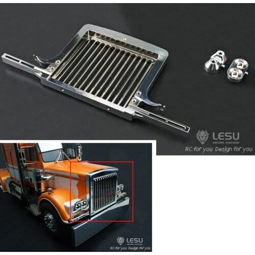 LESU Metal Front Grille Bumper for Tmy King Haule RC 1/14 Tractor Truck Car DIY TH02305