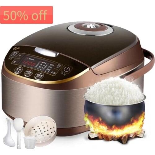 Newly Upgraded Rice Cooker Household Multifunctional Large-capacity Smart Kitchen Furniture Rice Cooker Inner Pot Oil Warmer