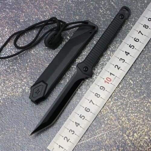 OEM 4008 outdoor nylon sheath knife nylon handle 8CR13MOV steel blade camping hunting fishing EDC tactical fruit knives tools
