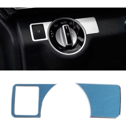 Headlight Switch Frame Trim Cover For Mercedes BENZ W212 W218 W166 E CLS ML for car accessories