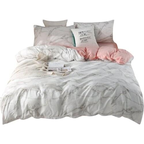 Luxury Duvet Covers Bedding Sets Bed Linen set With Pillowcase Home Textile Kawaii Leave Flower Bedclothes Comforter Cover 4pcs