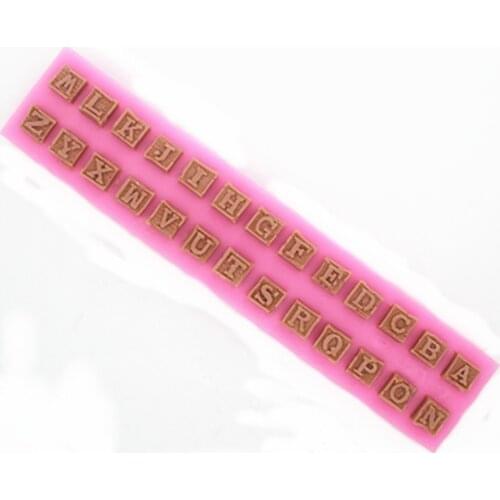 P236 Letters silicone mold handmade soap mold chocolate cake decoration mode