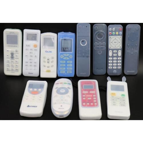 24 Sizes Silicone TV Remote Control Case Cover Video TV Set top Box Air Condition Dust Protect Storage Bag Anti dust Waterproof