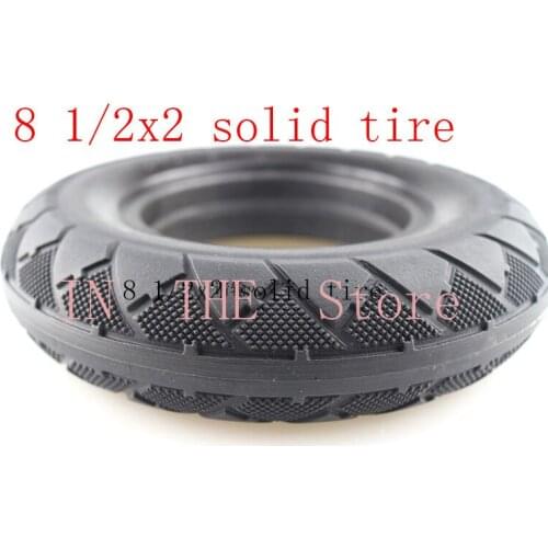 Good quality 8 1/2X2 Solid Tyre for Electric Skateboard Skate Board Avoid Pneumatic Tyre8 1/2*2 Durable Damping tyre