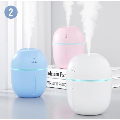 USB Household Humidifier 300ML Large Capacity Silent Humidification Colorful Atmosphere Light Humidifier Office Desktop Gifts 42