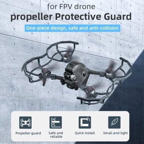 1 Set Drone Propellers Guards Quick Release Props Protective Ring Blades Protect Cage for DJI FPV Protector Accessories