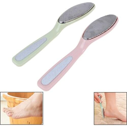 Color Random 1PCS Foot File Exfoliating Scrub Rub Board Dead Skin Calluses Removal Pedicure Care Foot Care Tool Feet Care