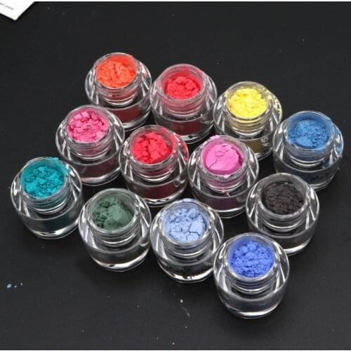 12Pcs Thermochromic Pigment Resin Magic Powder Color Change Resin Jewelry Making T4MD
