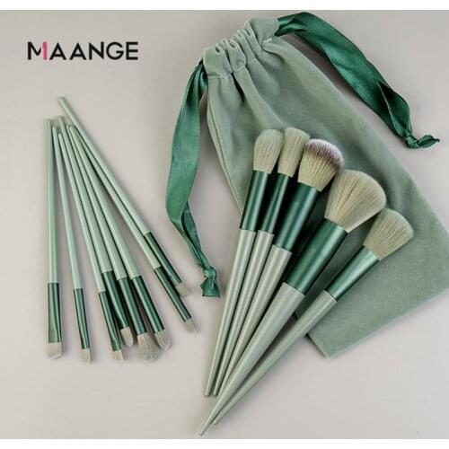 13Pcs Makeup Brush With Bag Eyeshadow Blush Highlight Multifunctional Blending Brush Super Soft Easy To Use Beauty Tool Set TSLM