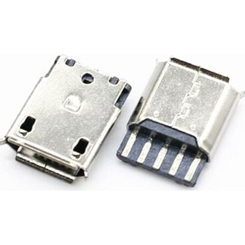 20pcs Micro USB 5pin Female Socket Connector Welding Type for Tail Charging Mobile Phone