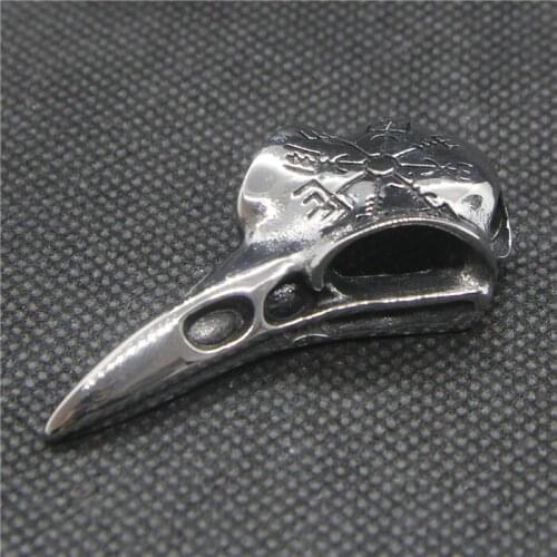 2020 Polishing Mantra Bird Skull Pendant 316L Stainless Steel Fashion Cool Skull Mens Pendant