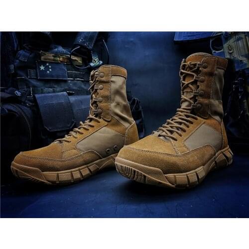 American original desert high help wolf brown royal boots sand tactical ultra light autumn and winter assault combat boots men