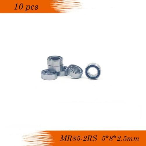 Free shipping MR85-2RS 5*8*2.5mm P6 CGR15 bearing steel goods model bearings helicopter model car MR85RS L-850 WA675RS
