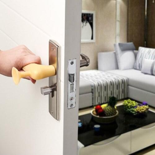 Knob Mute Crash Pad Door Cabinet Handle Lock Anti-Collision Pad Silicone Doorknob Cushion Door Stopper For Baby Kids Safety