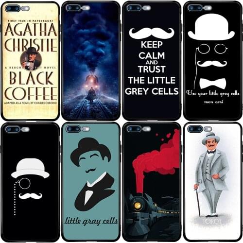 Phone Case for Xiaomi Redmi Note 9A 8 8T 7 6 7A 6A 5A 5 A1 A2 A3 Pro Max Plus Lite Agatha Christies Poirot
