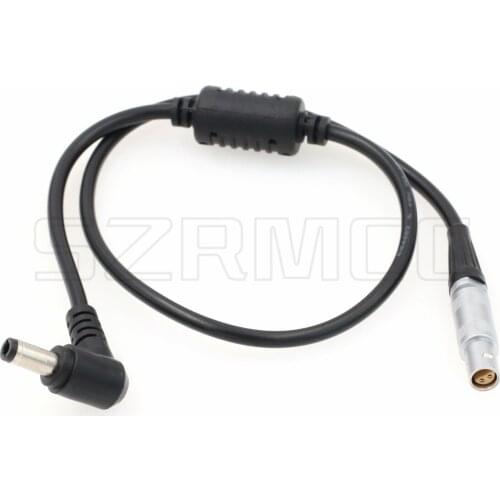 DC 5.5x2.5mm Barrel Plug to FFA 0S 4 Pin Power Cable for Z CAM E2 Camera