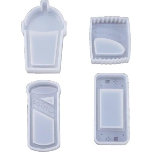 DIY New Quicksand Mold Candy Biscuit Pendant Crystal Epoxy Mold Bag Decoration Ornament Silicone Resin Mold