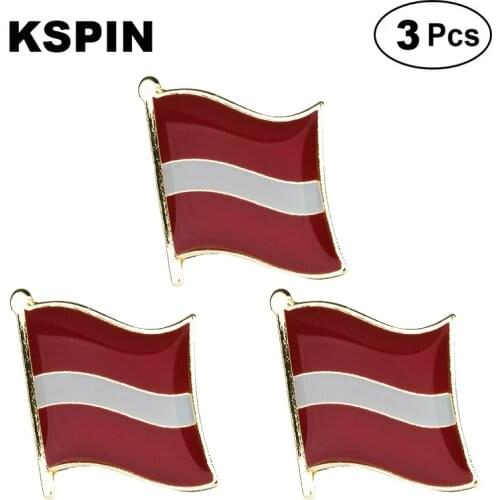 Latvia Lapel Pin Brooches Pins Flag badge Brooch Badges