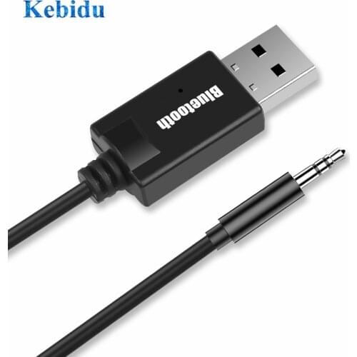 KEBIDU 3.5MM Jack AUX Bluetooth Receiver Car Kit Mini USB Adapter for Car FM Radio Speaker Y-16 Bluetooth 4.2 Stereo Adapter