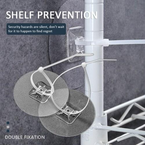 10pcs Punch-free Hooks Non-marking Straps Stickers Storage Wall Hook Invisible Traceless Hanging Kit Furniture Anchors Anti-fall