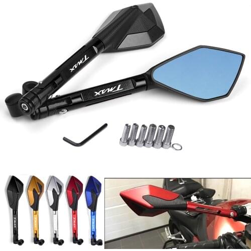 Motorcycle CNC Aluminum Mirrors Moto Rearview Mirrors Side Mirrorsr For Yamaha TMAX 500 530 560 TMAX500 TMAX530 TMAX560