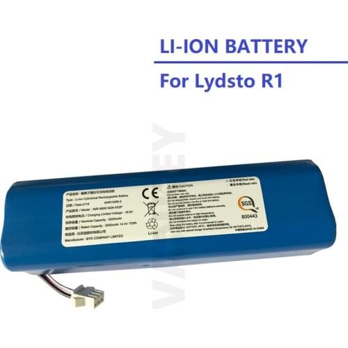 New Original Lydsto R1 Rechargeable Li-ion Battery Robot Vacuum Cleaner R1 Battery Pack with Capacity 5200mAh