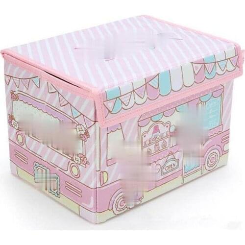 Cute Cartoon toy Star Makeup Bag Girls Foldable Storage Box Debris Organizer Cosmetic Beauty Case
