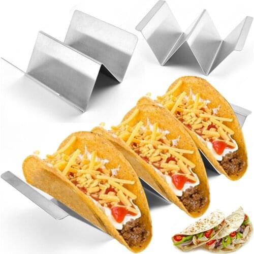 Taco Tray Stainless Steel Baking Buffet Tools Pancake Rack for Home Kitchen Restaurant