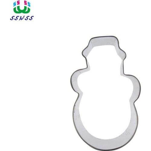 Third Snowman Shape Cake Decorating Tool,Materials Most Environmentally Friendly Cake Cookie Biscuit Baking Mold,Direct Selling