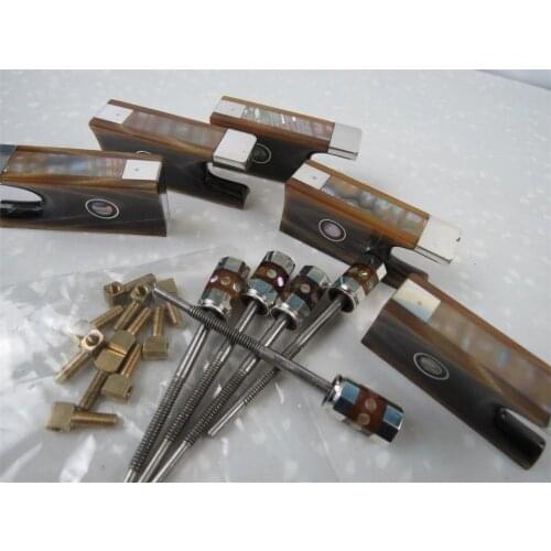 High quality violin frog 5pcs silver mounted violin bow frog 4/4