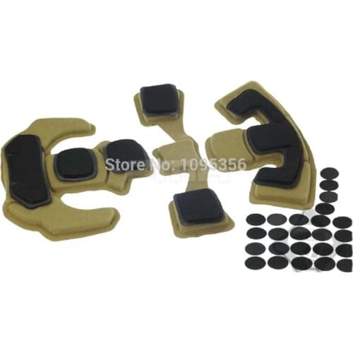 High Quality Memory Cushion Foam Safe Protection Pad for EXF Style Fast Jump Military Helmet Attached Inside (Upgrade Version)