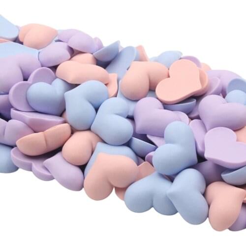 30Pcs Acrylic Heart-shaped Gadgets DIY Handmade Fashion Jewelry Necklace Accessories Clothing Hat Decoration Crafts Materials