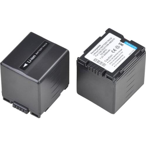 2pc 3000mAh CGA-DU21 DU21 VW-VBD210 CGA DU21 Camera Battery for Panasonic NV-GS330 GS400 GS408 GS500 GS508 MX500 ZP-BP21