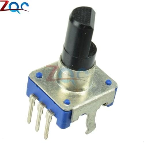 5PCS Rotary Encoder EC12 Audio Digital Potentiometer 15mm Handle