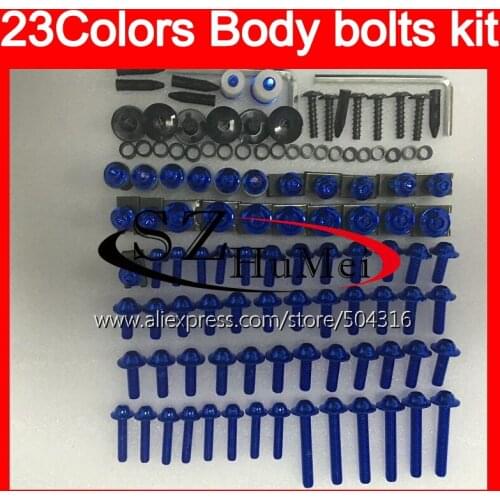 Fairing bolts full screw kit For KAWASAKI NINJA ZX10R 08 09 10 11 ZX 10R ZX-10R 2008 2009 2010 2011 Windscreen bolt screws Nuts