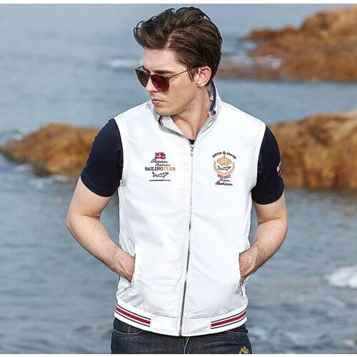 Bruce ＆ Shark Men's Vests With Pockets