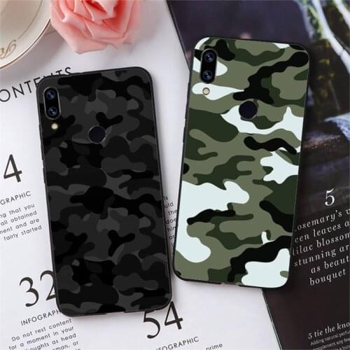 Camouflage Phone Case For Xiaomi Redmi note 7 8 9 pro 8T 9A 9S Mi Note 10 Lite pro