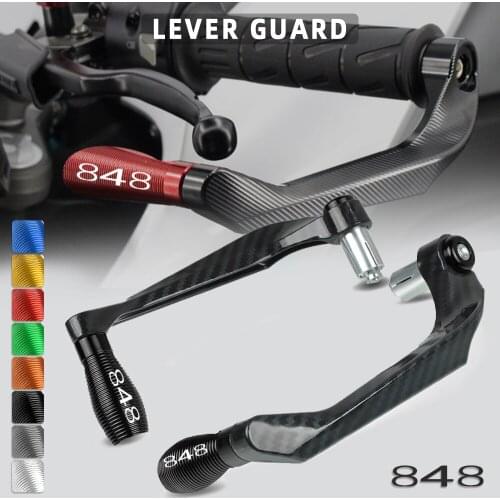For Ducati 848 /EVO 2007 2008 2009 2010 2011 2012 2013 Motorcycle Handlebar Grips Guard Brake Clutch Levers Guard Protector