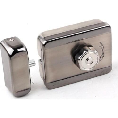 EC04 Electric Silent Bolt Rim Lock Gate Door Locking Access Control System