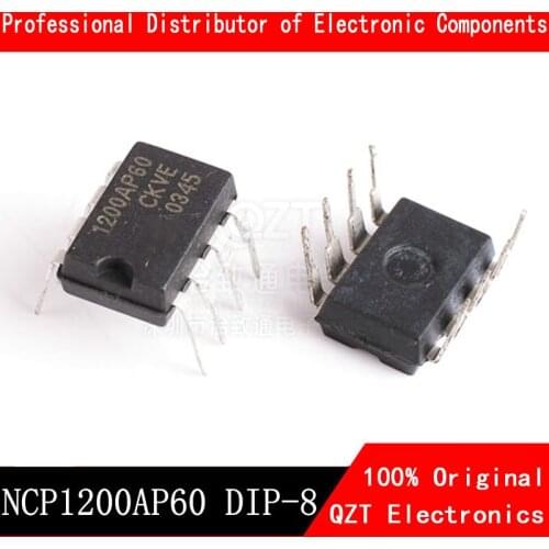 10pcs/lot 1200AP60 1200P60 NCP1200P60 NCP1200AP60 DIP-8 Switching power supply voltage regulator circuit new original In Stock