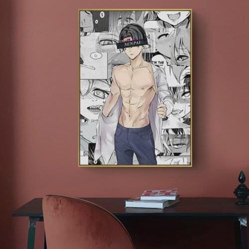 Canvas Painting Levi Ackerman Shingeki No Kyojin Hd Printed Home Decoration Anime Role Pictures Poster Wall Art For Living Room